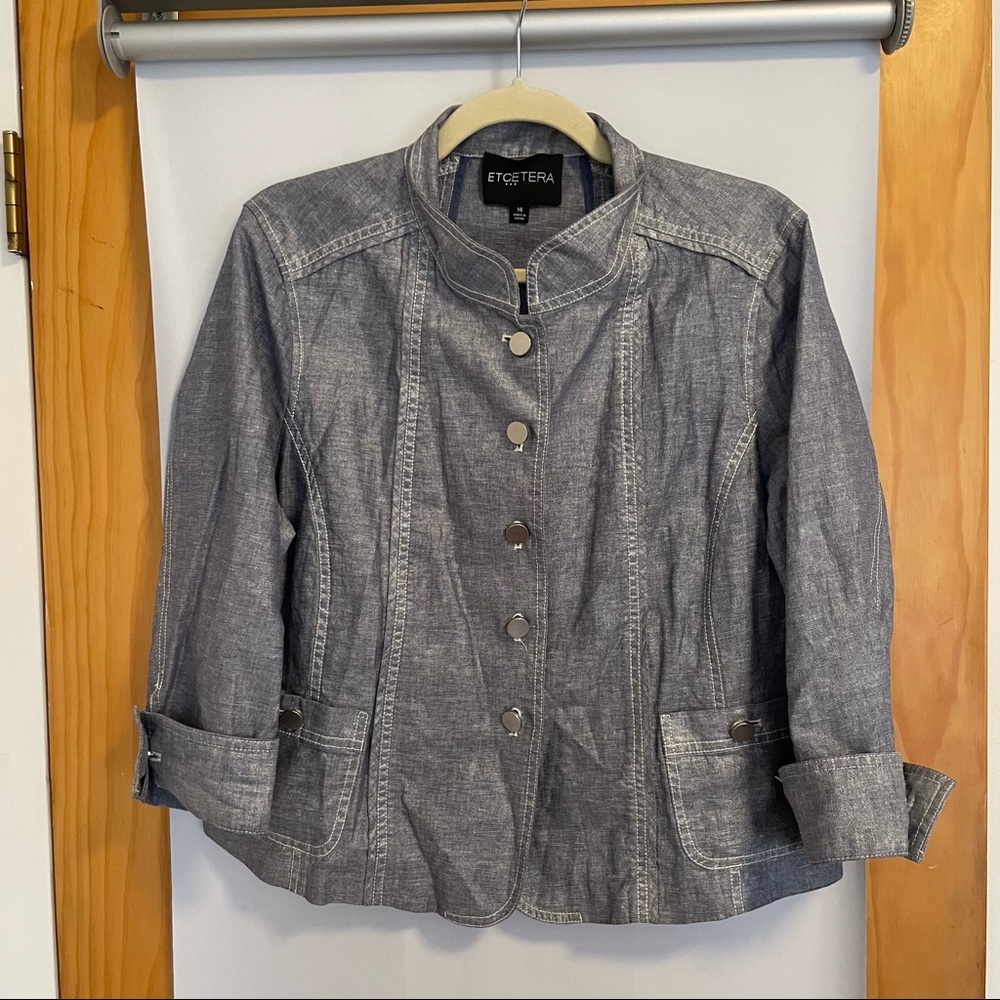 ETCETERA Lightweight Denim Blazer/Jacket